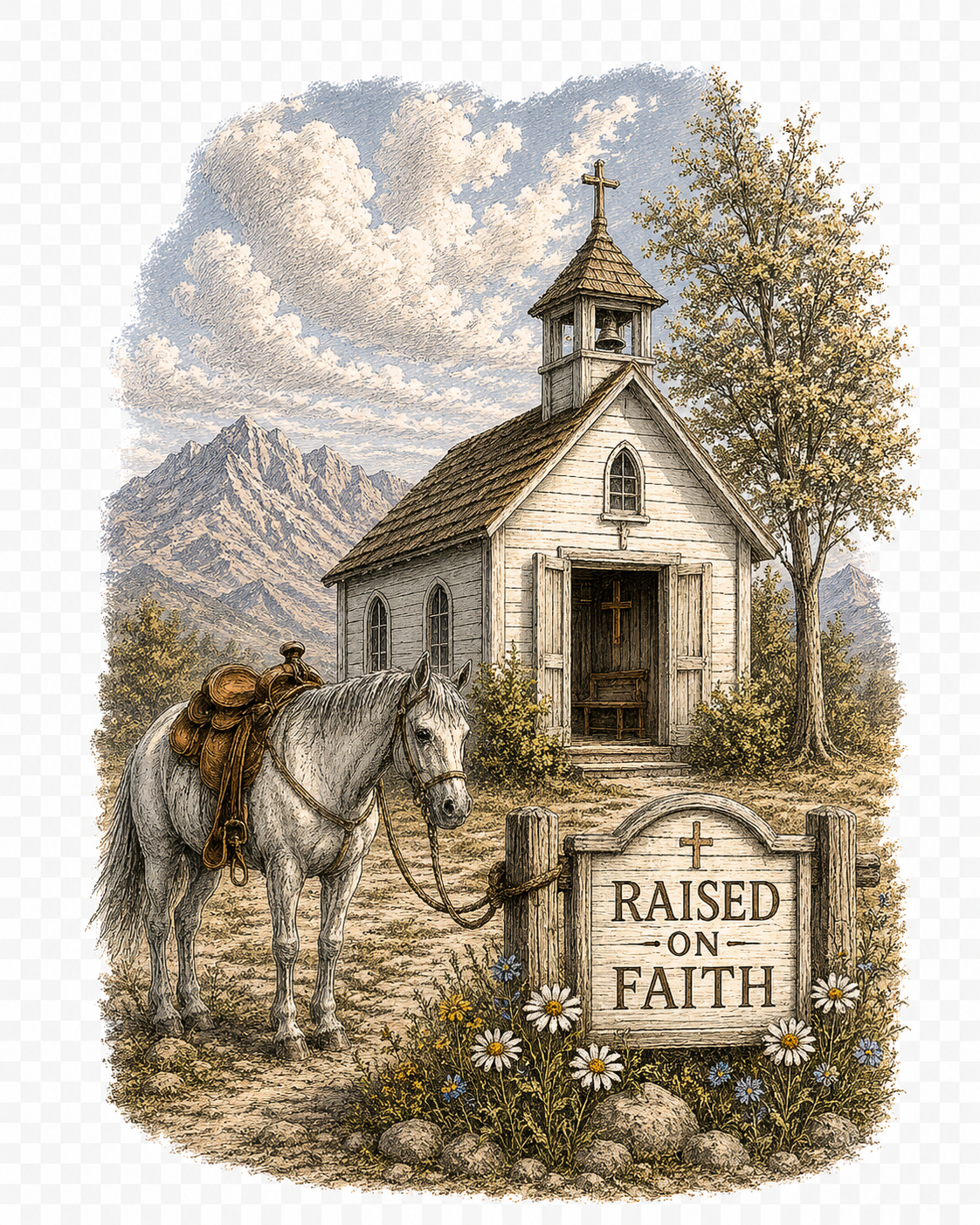 Raised on Faith - Blue